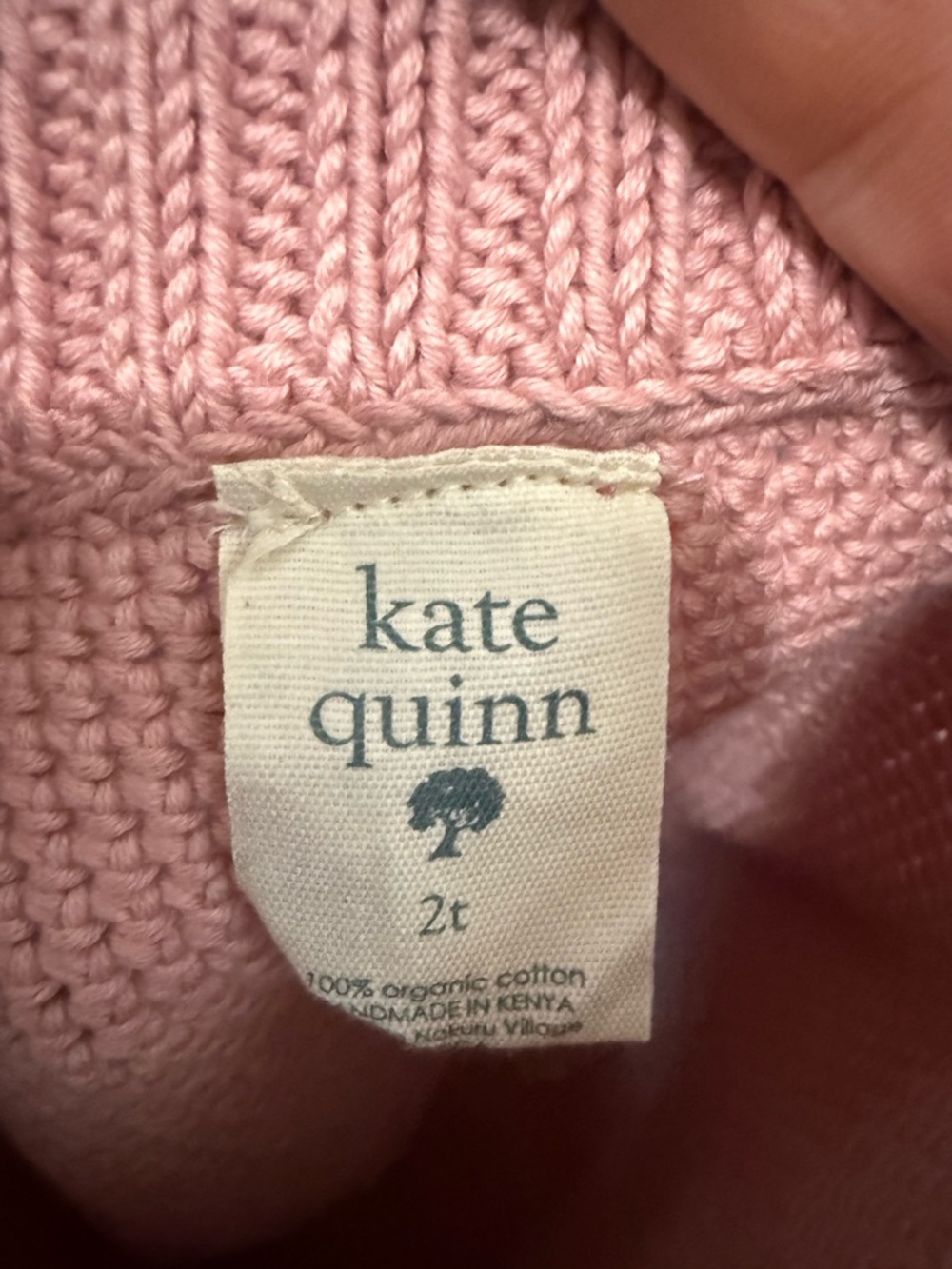 Kate Quinn Knit Pink Shorts Size 2T - Picture 3 of 3